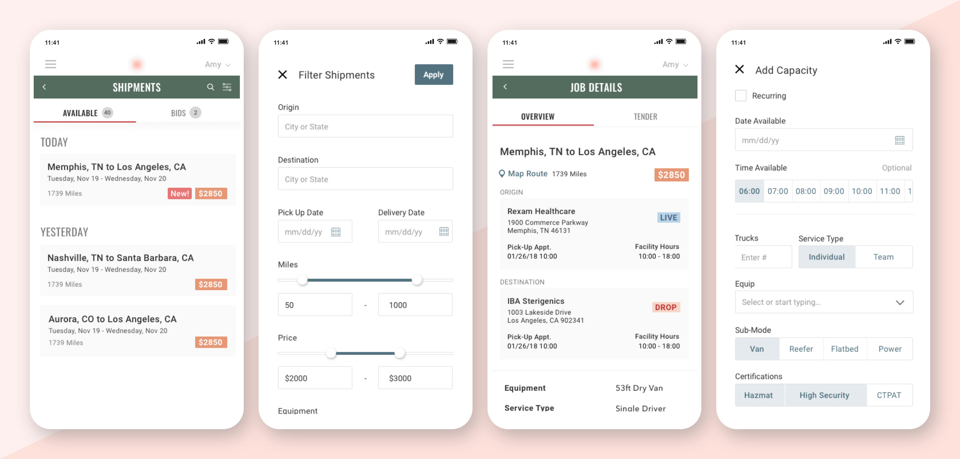 Carrier App Proposal